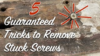 5 Guaranteed Tricks to Remove Stuck Screws [upl. by Ely735]