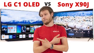 LG C1 OLED vs Sony X90J LED TV  Which one should you buy [upl. by Itteb]