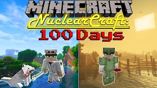 I Survived 100 Days MAKING A NUCLEAR WASTELAND in NUCLEARCRAFT OVERHAUL in Minecraft Hardcore [upl. by Yseult]