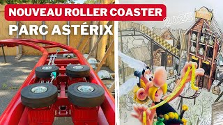 🎢NOUVEAU ROLLER COASTER au Parc Astérix spinning coaster  EDB Actus 13 [upl. by Aronson27]