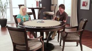 California House Reversible Top Game Tables  Galaxy Home Recreation [upl. by Esilram]