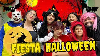 HICIMOS UNA FIESTA DE HALLOWEEN  UN PAYASO MALDITO NOS PERSIGUE 😱 [upl. by Ishmul]