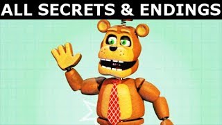 FNAF 6  All Secrets Easter Eggs amp All Endings Freddy Fazbears Pizzeria Simulator [upl. by Standley945]