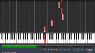 Casper Theme  Casper Movie  Synthesia Piano  Keyboard Tutorial [upl. by Wilt941]