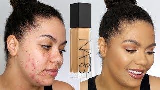 NARS Natural Radiant Longwear Foundation Review oilyacne [upl. by Buna]