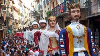 Gigantes de Pamplona Iruñeko Erraldoiak Privilegio de la Unión 2018 Kalejira [upl. by Arahd534]