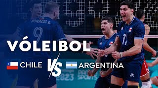 VÓLEIBOL  Masculino Chile vs Argentina [upl. by Delanie]