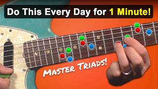 Master Triads Across the Neck with this Simple 1Minute Trick [upl. by Jacques]