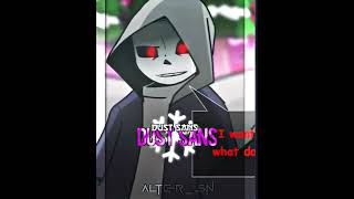 Epic Sans Vs Dust Sans both fanon [upl. by Werdma]