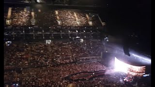 The O2 Arena London concert venue Seat view from Block 419 Row J Seat 905 level 4 high [upl. by Brost]