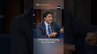 Prime Minister Justin Trudeau appears on The Late Show With Stephen Colbert [upl. by Dang49]