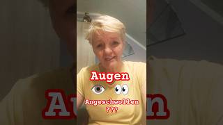 Angeschwollen Auge angeschwollen  dick wasser schwellung [upl. by Durnan]