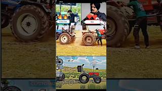 Swraj vs John Deere tochan real and game tractor tractorvideo yutubeshorts viralvideo viral [upl. by Baxy]