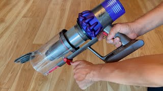 Dyson How to empty dust bin V8 V10 V11 V12 V15 [upl. by Franciska595]