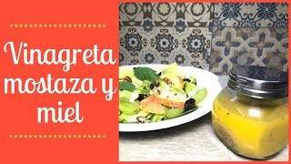 Vinagreta de mostaza y miel Ligt  Cocina de Addy [upl. by Nomael752]