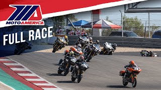 MotoAmerica Mission King of the Baggers Race 1 at Circuit of the Americas 2023 [upl. by Bj413]