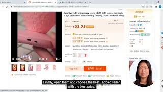 How to search for a product on Taobao using an image  Taobao dropshipping [upl. by Nored]