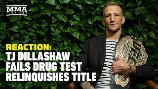 TJ Dillashaw Fails Drug Test Vacates UFC Title Reaction  The ASide Live Chat [upl. by Oranneg862]