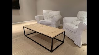 DIY Couchtisch selber bauen für 50 Euro [upl. by Norved]