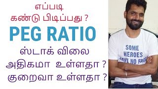 PEG Ratio Explained in Tamil  Value Investment  Tamil Share [upl. by Oliva]