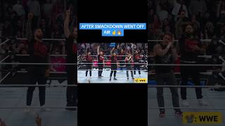 AFTER SMACKDOWN WENT OFF AIR 221124 🔥tribalchief wwe romanreings cmpunk paulheyman sd [upl. by Pollie]