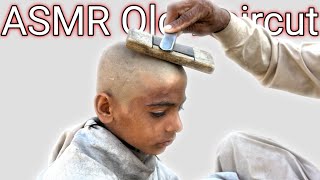 ASMR Fast hair Cutting With Barber Old part 3 [upl. by Syst]