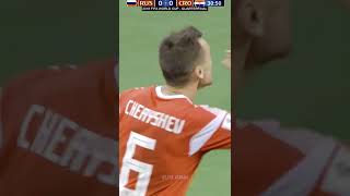 2018 World Cup Quarterfinal  Russia vs Croatia Highlightsᴴᴰ Shorts [upl. by Adniled359]