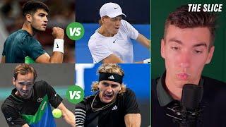 PREVIEW Alcaraz vs Sinner Meddy vs Zverev  Beijing 2023 [upl. by Ardene]