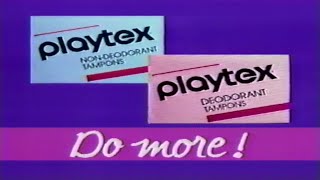 1980s  Playtex Tampons Commercial [upl. by Salvador732]