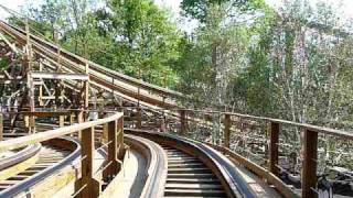 Joris en de Draak Efteling 1 juli 2010 Vuur Frontseat Onride [upl. by Aprile]