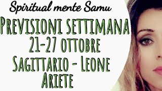 ARIETE♈LEONE♌SAGITTARIO♐ Previsioni 2127 Ottobre 2024 [upl. by Gundry]