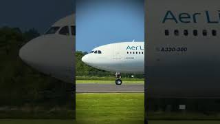 🚨Awesome Noise aerlingus airbus A330 taking off from Manchester airport aviation planespotting [upl. by Virgel280]