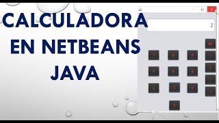 Calculadora en Netbeans JAVA [upl. by Eilime200]