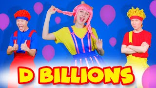 Learn 1 2 3 4 5 6 with Balloons  D Billions Kids Songs [upl. by Etnahs]