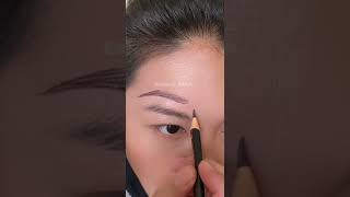 How To Draw Perfect Eyebrow Shape With Pencil forbeginners by Global Glam ❤️ [upl. by Sergei]