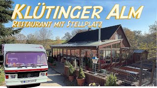 Deutschland mit Wohnmobil Bergisches Land Stellplatz am Restaurant Jausenstation Klütinger Alm [upl. by Nuahsal]