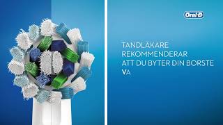 OralB Cross Action White tandborsthuvud [upl. by Netty]