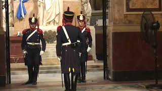 Cambio de guardia GRANADEROS de SAN MARTÌN [upl. by Stepha498]