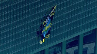 Greenpeace Activists Hang quotResistquot Banner At Trump Tower [upl. by Searle714]