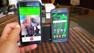 Samsung Galaxy S6 Edge amp S6  Video calling amp HD Voice Activation [upl. by Dorrehs469]