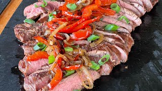 Asian Marinated Skirt Steak Perfect Marinade For Steak [upl. by Ydoj]