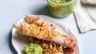 Aspergekroket met pesto van groene asperges [upl. by Leahcimnaj]