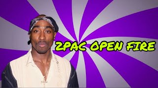 2Pac  Open Fire Lyrics Reaction 🔥🔥 [upl. by Mellette]