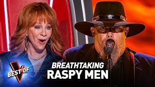 RASPIEST Male Voices in the Blind Auditions of The Voice [upl. by Bobbe]