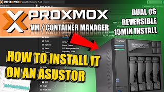 How to Install Proxmox on an Asustor NAS [upl. by Ahselaf]