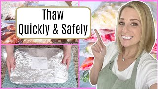 Thawing Freezer Meals Safely amp Quickly You Need To Know Tip 2 [upl. by Ainolopa]