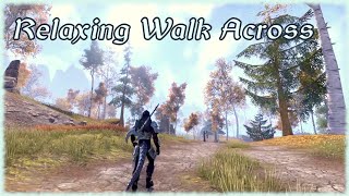 Relaxing Walk Across Elder Scrolls Online [upl. by Gino]