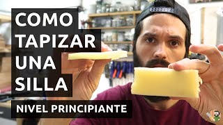 Como tapizar una silla nivel principiante en 5 minutos [upl. by Vacla]