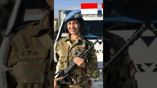 Tentara Wanita Berbagai Negara military women tni [upl. by Corvese658]