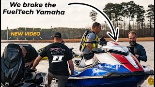 We Broke the FuelTech Yamaha GP1800  Hooned With BlueTurd on his JetBoat [upl. by Myk944]